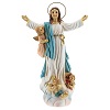 statue aus harz maria mit engelchen 18x12x6 cm