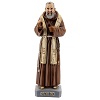 statue pater pio mit stola 26 cm kunstharz farbig gefasst