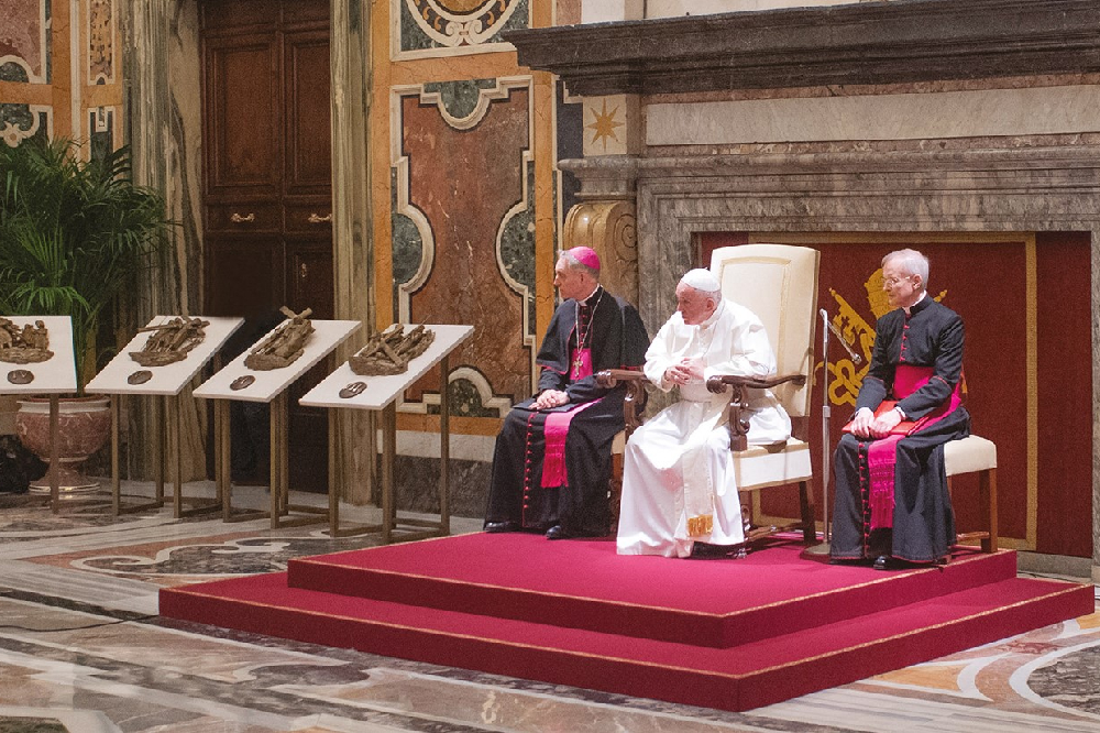 Via Dolorosa die 14 Bronzeinstallationen